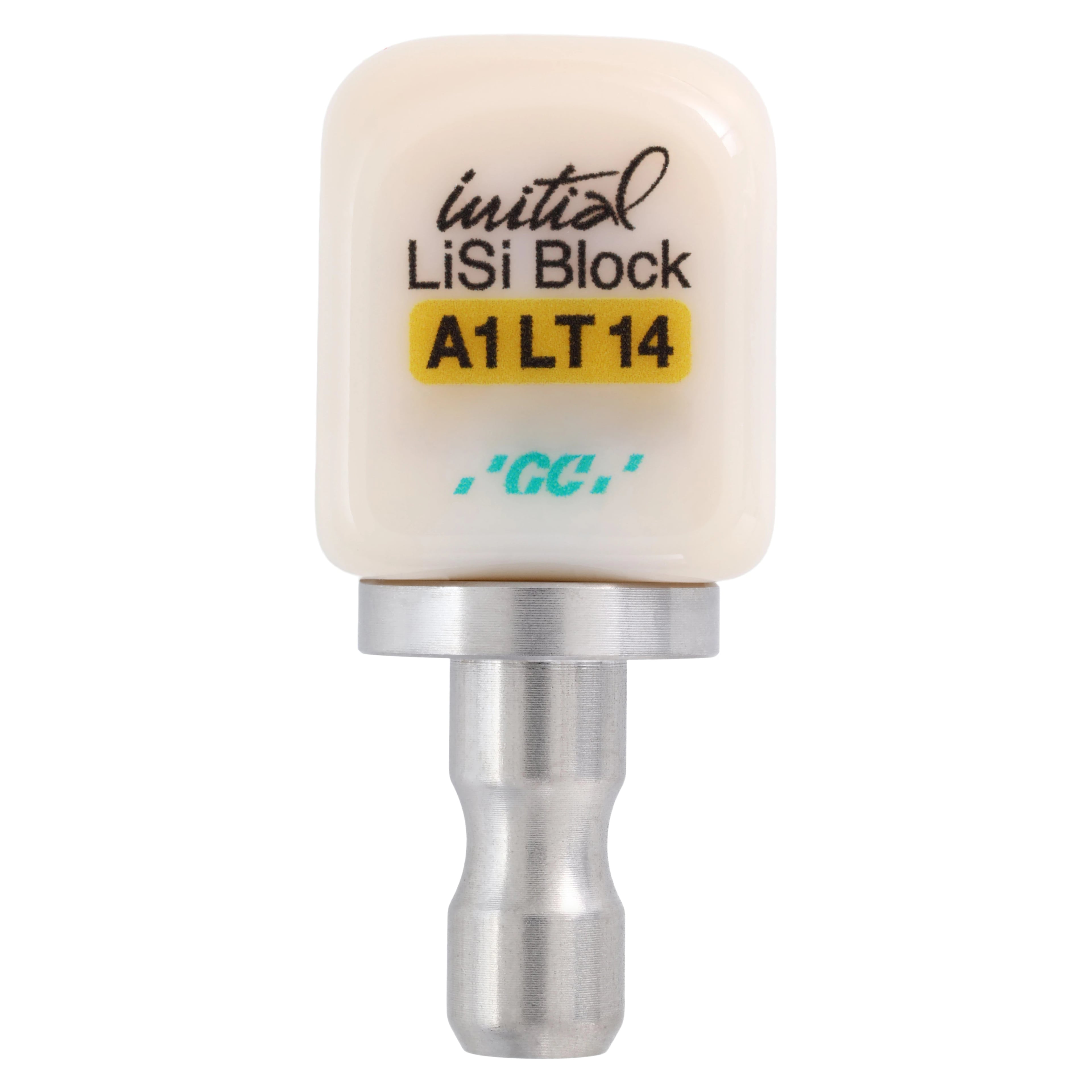 GC Initial LiSi Block 14 CEREC A1 LT, Lithium Disilicate CAD/CAM Milling Block, 5/Box