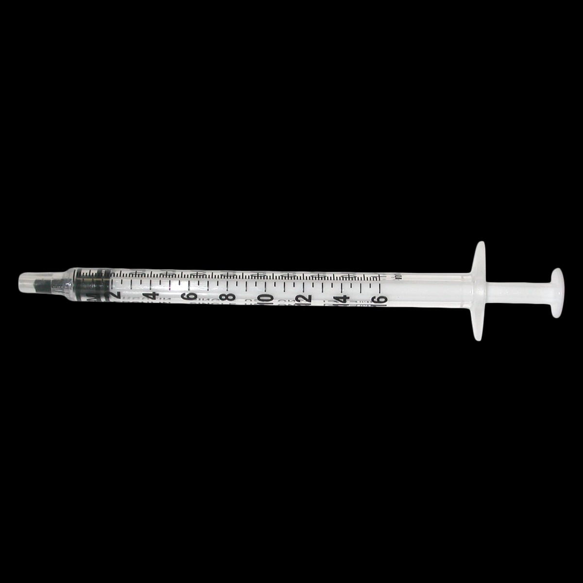 Exel Tuberculin Syringe, 1cc, Low Dead Space, Graduated, Slip Tip with Cap, Sterile, Without Needle, 100/Box