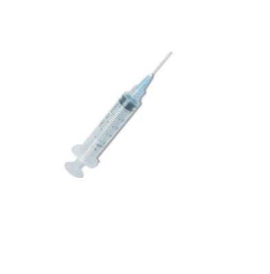 Exel Luer Lock Syringe 10cc with 21G x 1" Needle, Green, 100/Box