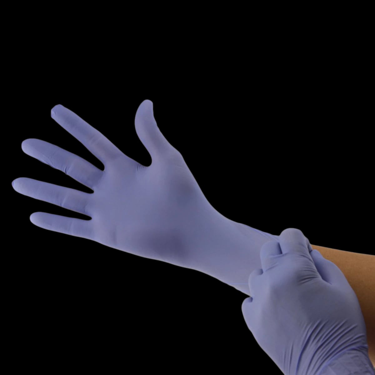 Cranberry Revo200 Nitrile Examination Gloves, Powder-Free, Latex-Free, Extra Large, Dark Blue, 200/Box, CR3209