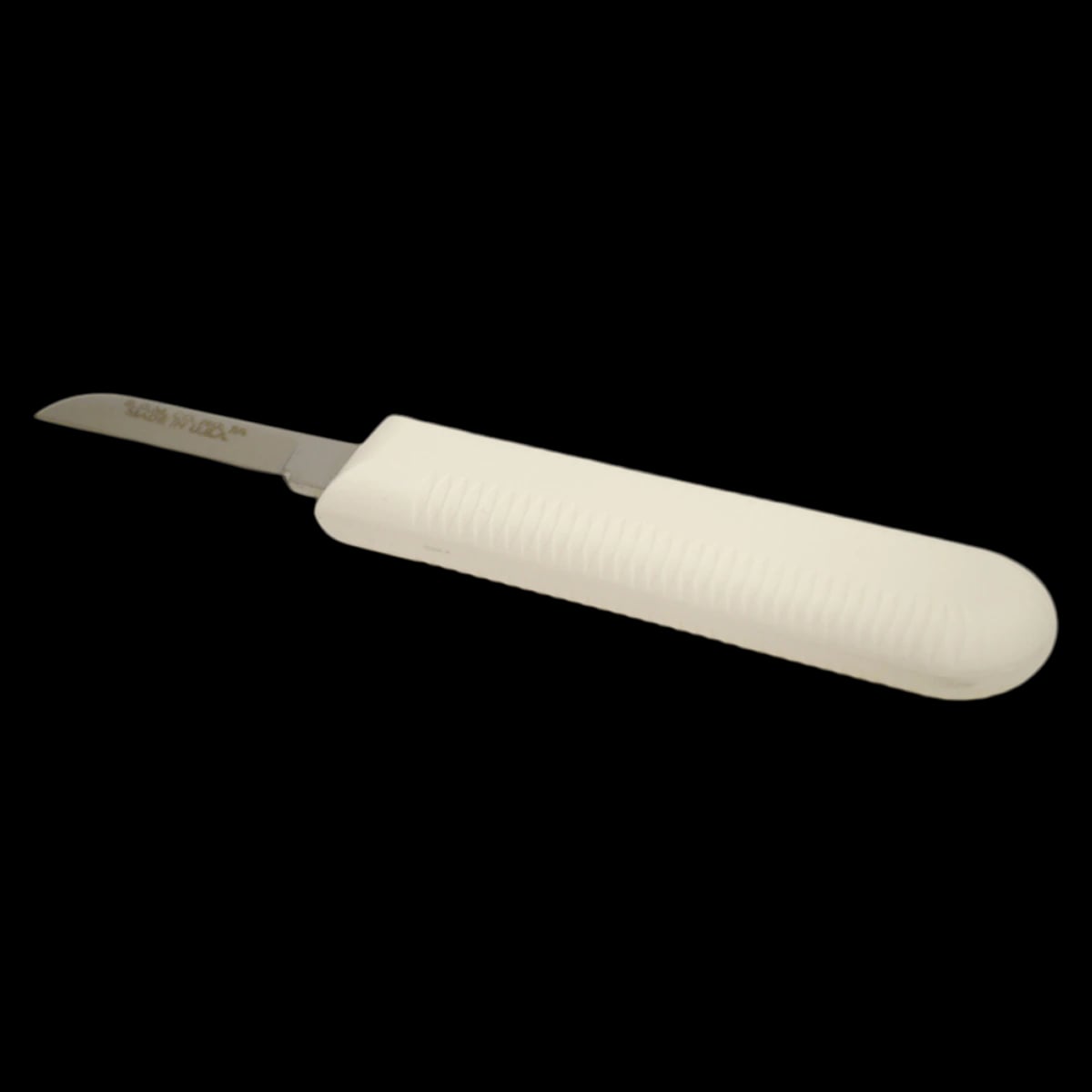 Buffalo Dental #7A Autoclavable Plaster Knife, 1-1/2" Carbon Steel Blade, White Plastic Handle, 1/Pk, 65600