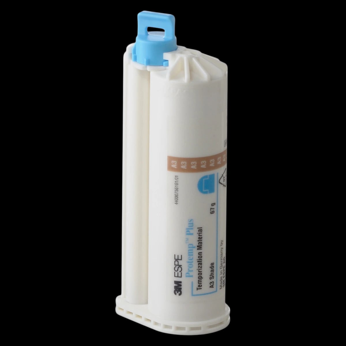 Protemp Plus Temporization Material Refill, Shade A3, 50 ml (67 g) Cartridge with 16 Blue Mixing Tips, 1/Pk, 46958
