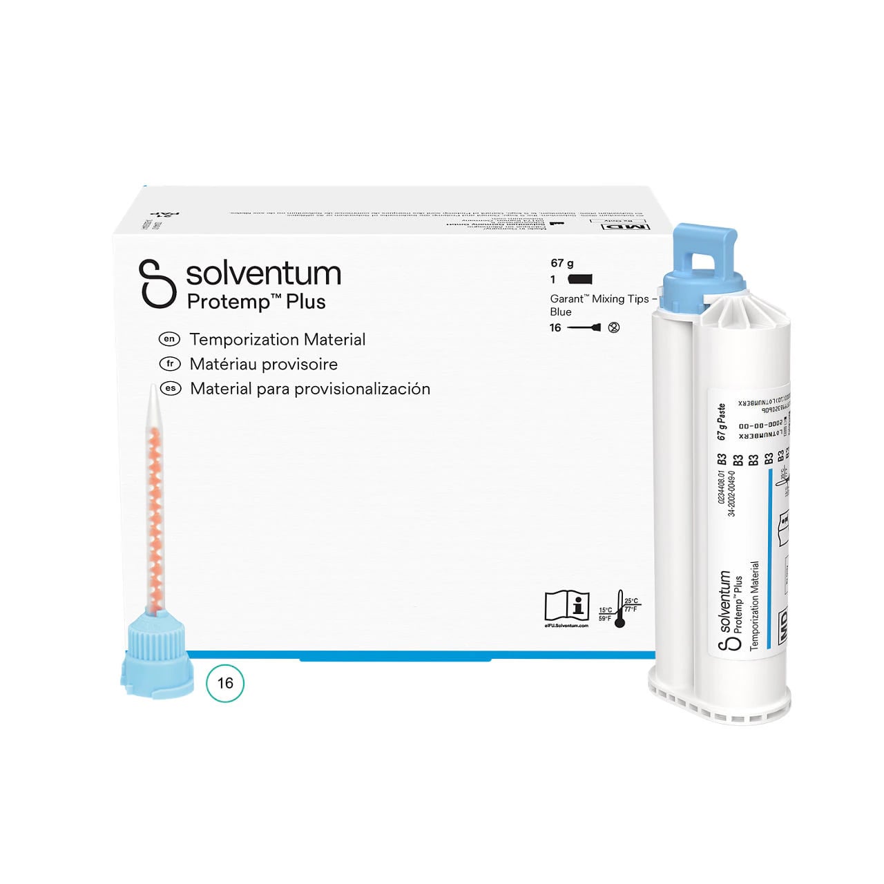 Solventum (3M) Protemp Plus Temporization Material Refill, Shade B3, 67 g Cartridge, 1/Pk, 46961