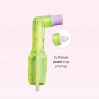 Premier 2pro Total Access Disposable Prophy Angle, Soft/Short Purple Cup, 144/Bag, 5500101