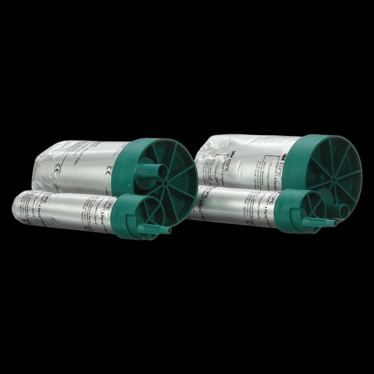 3M Imprint 4 Penta Putty VPS Impression Material Refill, Regular Set, 2 x 300 mL Base + 2 x 60 mL Catalyst, 71486