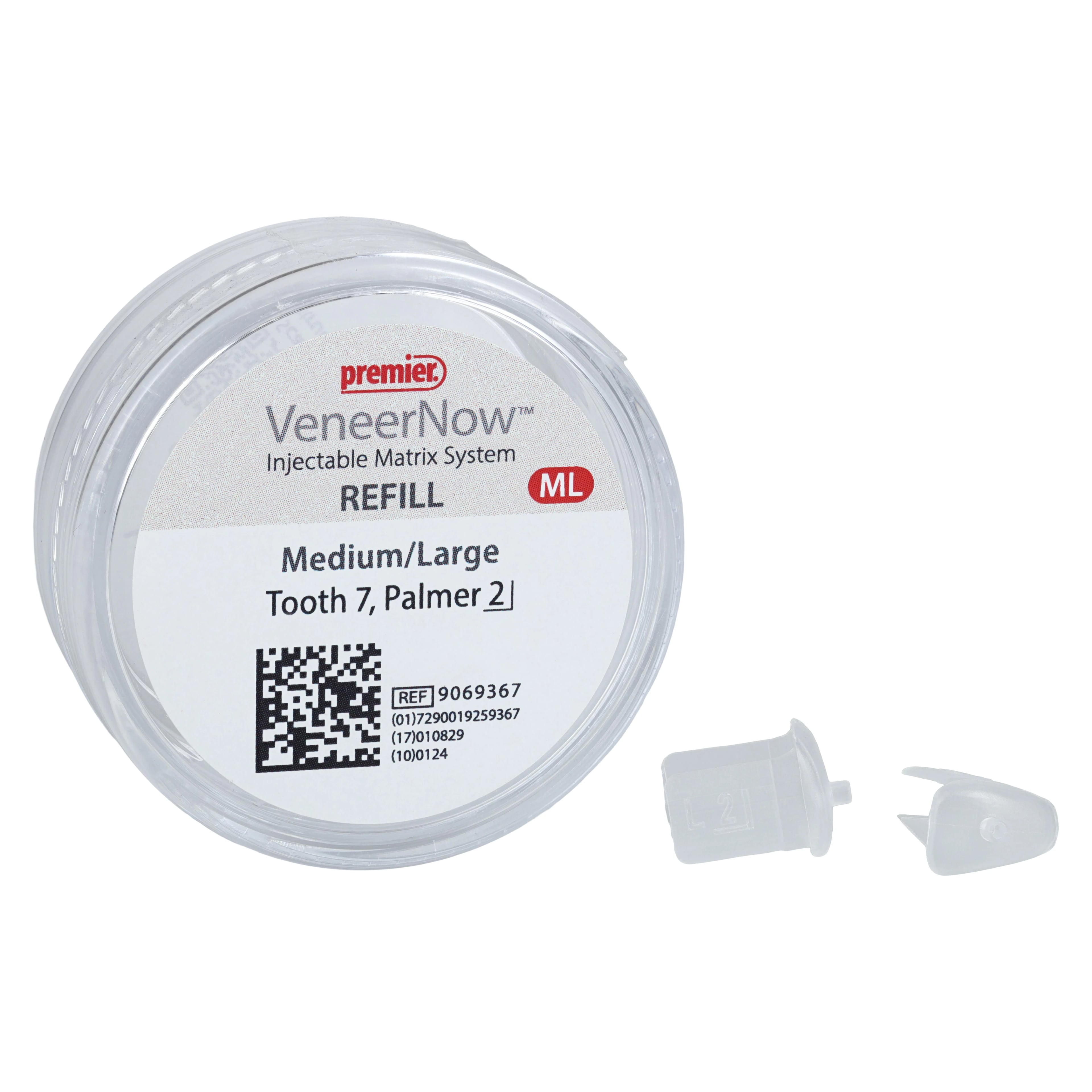 VeneerNow Injectable Matrix System Refill, Tooth #7, Medium/Large, 7 ML, 6/Pk, 9069367