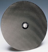 Premier SilverStreak Diamond Model Trimming Wheel, 10" Diameter, Extra Coarse, 1" Arbor Hole, 1/4" Thickness