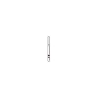 Two Striper® Diamond Bur, Flat-End Taper, FG (Friction Grip), Coarse, Green, #723.6, 1.6 mm Major / 1.3 mm Minor Diameter, 6.0 mm Length, 5/Pkg, 2015255