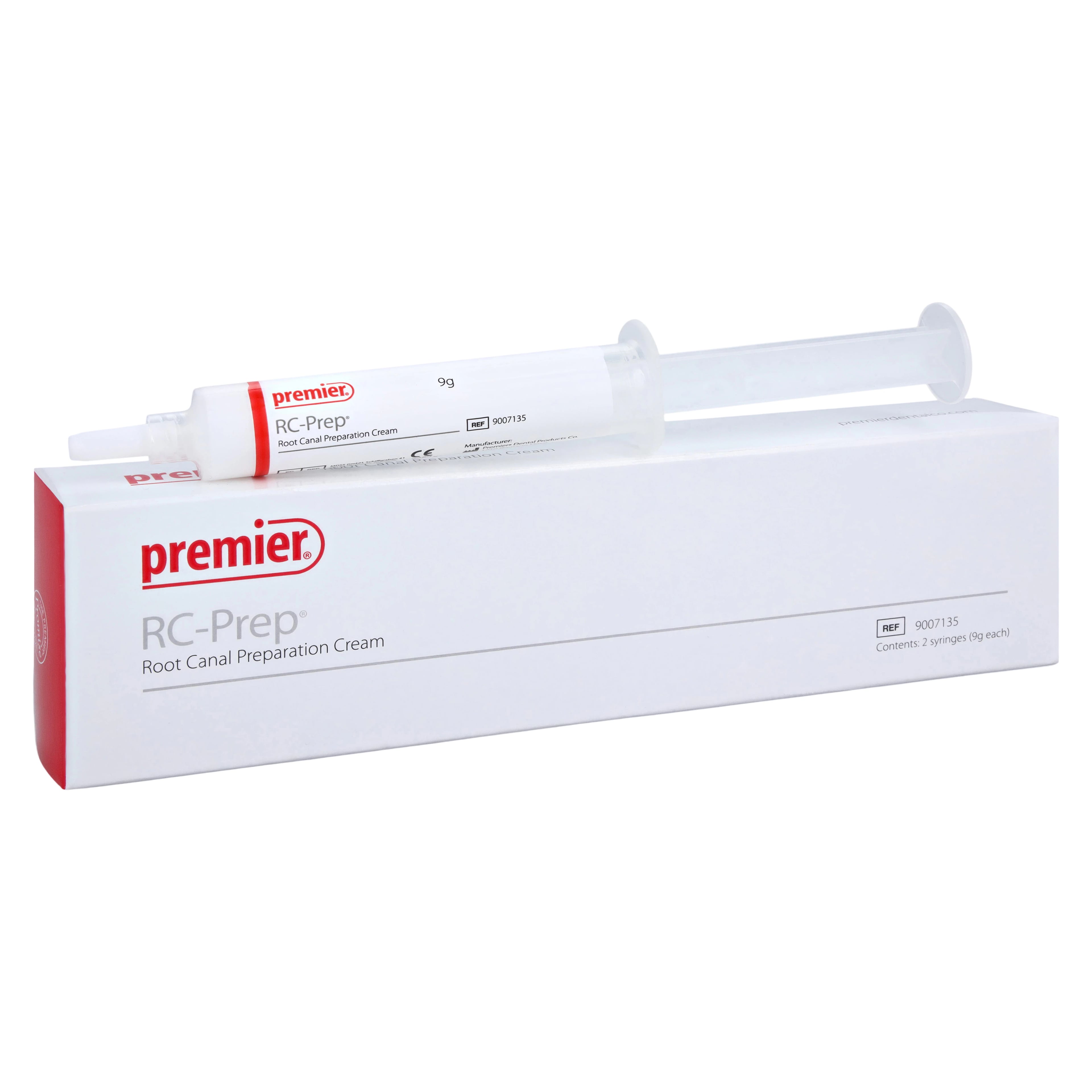 RC-Prep Chemo-Mechanical Root Canal Preparation Cream, Syringe Pack, 9 g, 2/Pk, 9007135