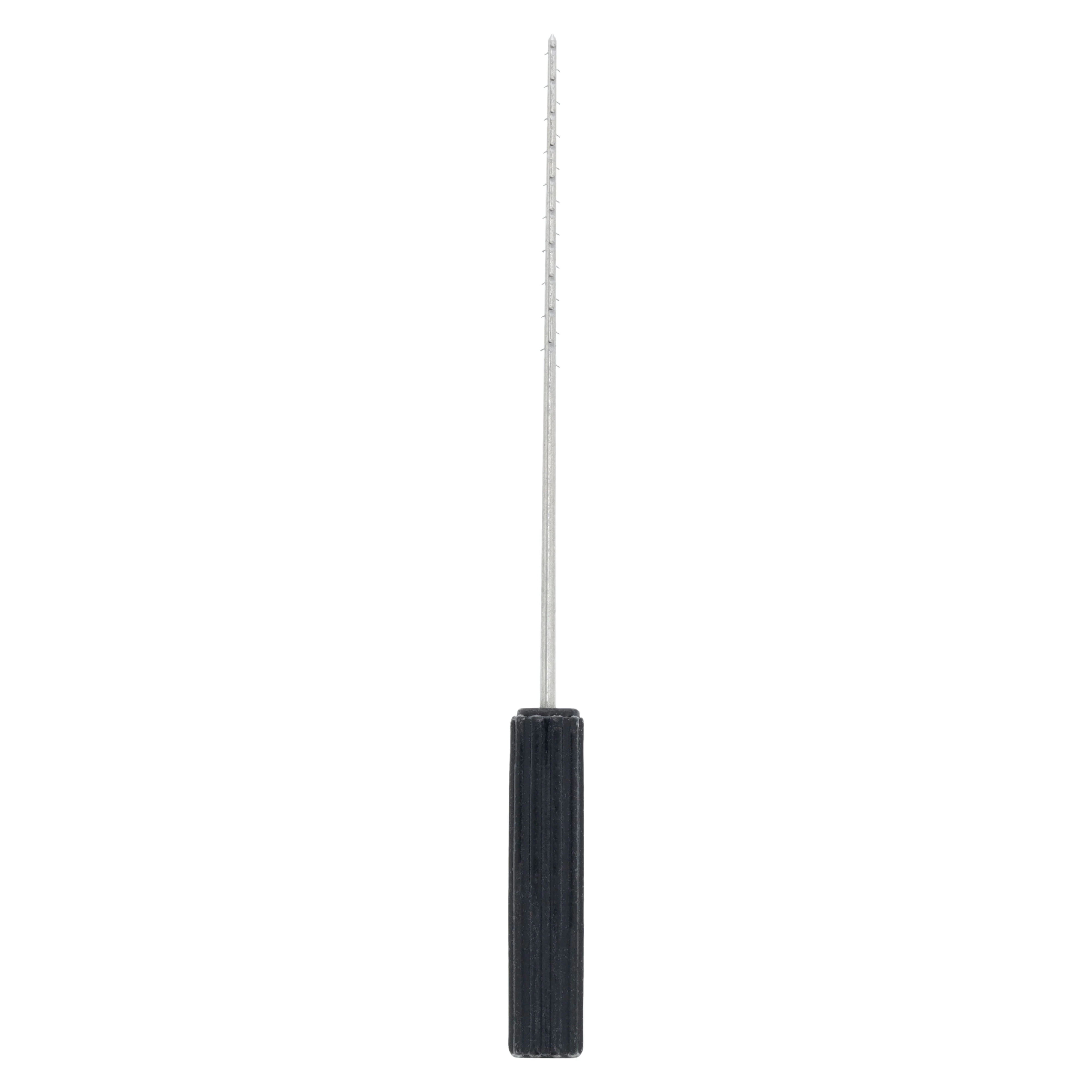 Premier Barbed Broaches, Size #60, Black, Stainless Steel, Color-Coded Plastic Handle, 144/Box, 9053636