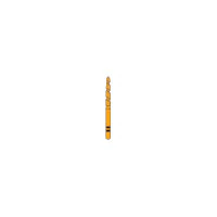 Two Striper TS2000 Gold-Plated Diamond Bur, FG, Curettage (GCP), Coarse, Green, Cone Bevel End, 1.6 mm Major/1.1 mm Minor Diameter, 10 mm Length, 5/Pkg, #2007.10GC, 2000080