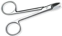 Premier Crown and Collar Scissors, Curved, Sharp, 4" (10.2 cm), Stainless Steel, 1/Pk, 9085344