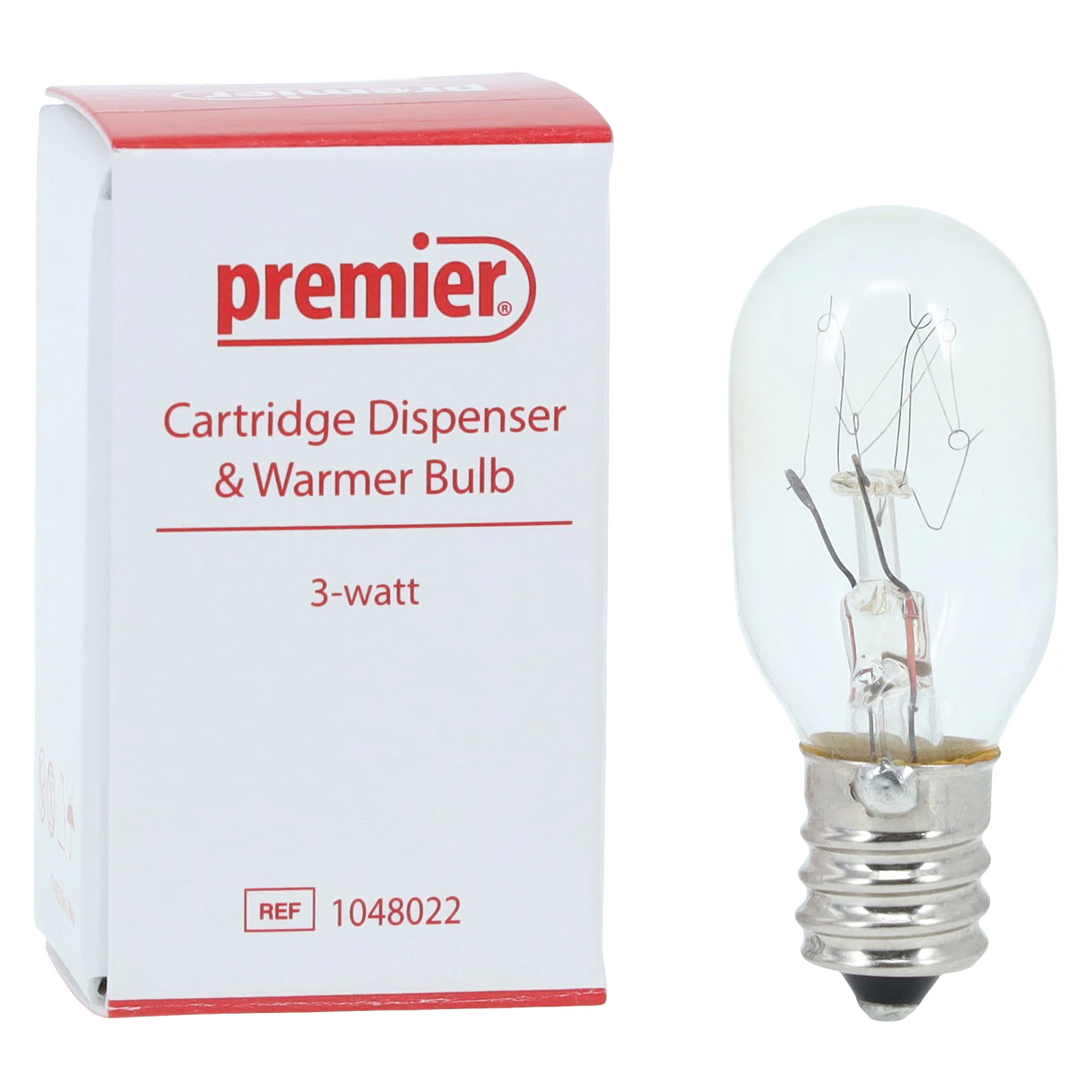 Premier Cartridge Warmer and Dispenser Replacement Bulb, 110V, 3 Watt, 1/Pk, 1048022