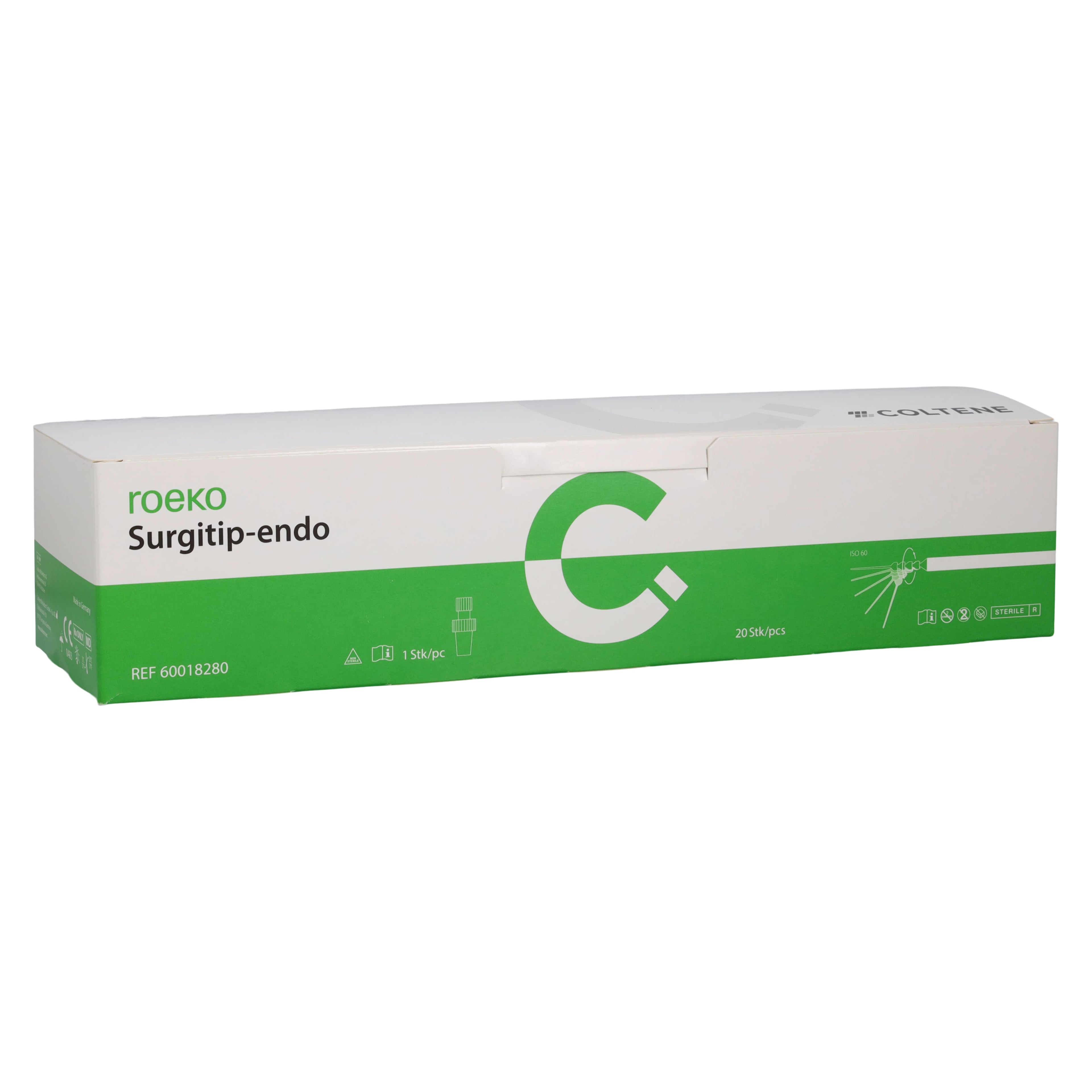 Roeko Surgitip-Endo Endodontic Aspirating Tips, ISO 60, 0.35 mm, Sterile, 20/Pk, 60018280