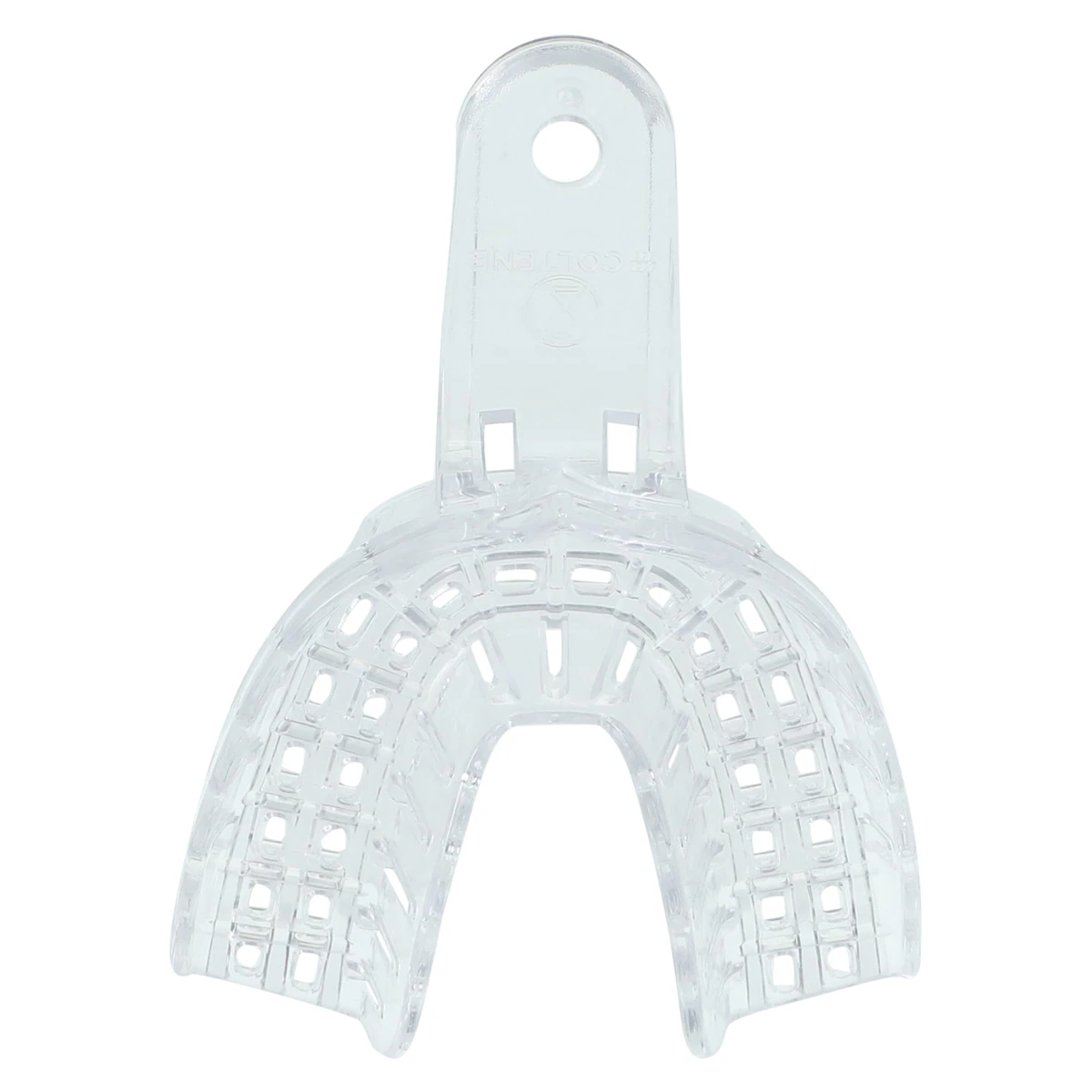 President Disposable Impression Trays, Clear, Perforated, #4 Medium Lower, 12/Pk, C6904