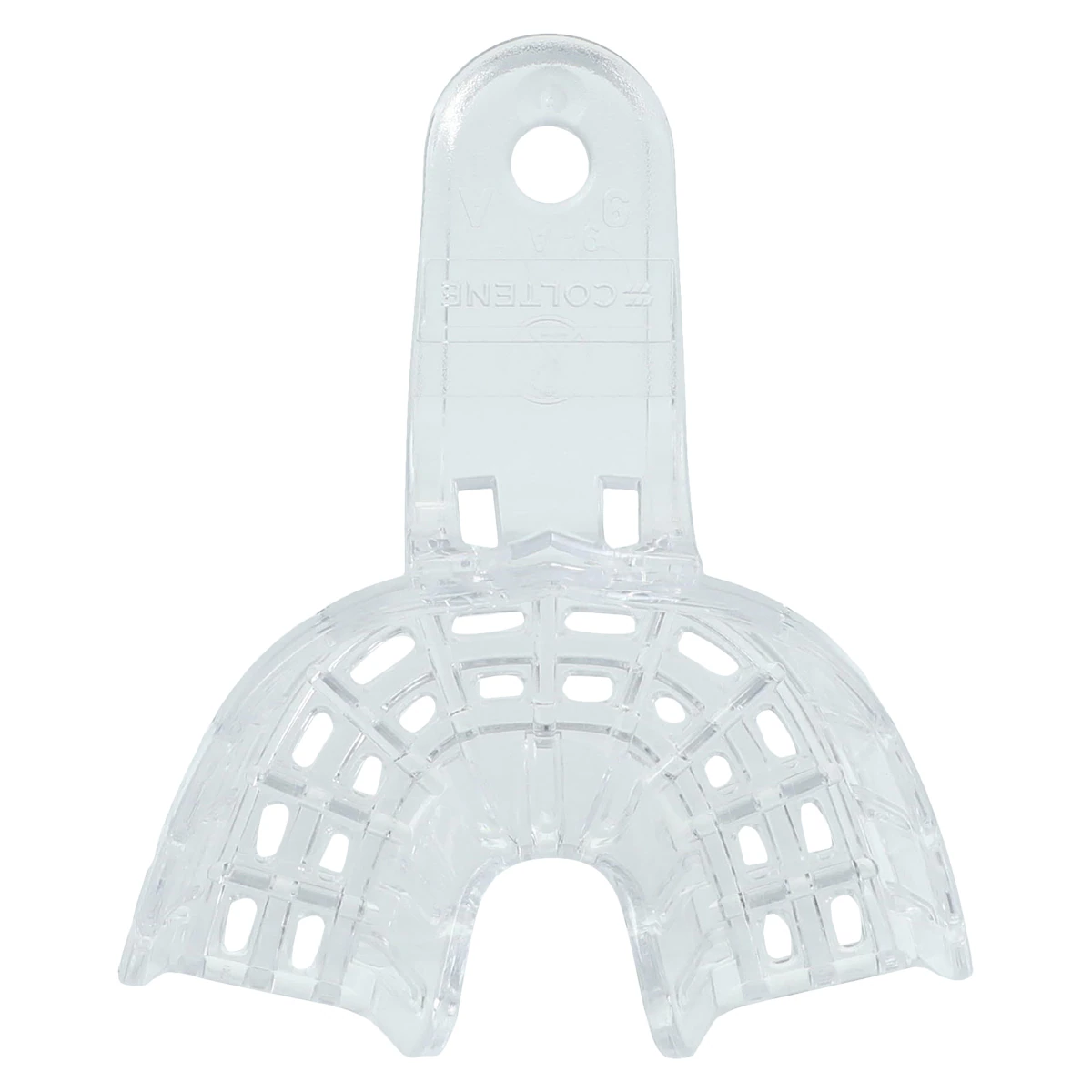 President Disposable Impression Trays, #9 Anterior Universal, Clear, Perforated, 12/Pk, C6909
