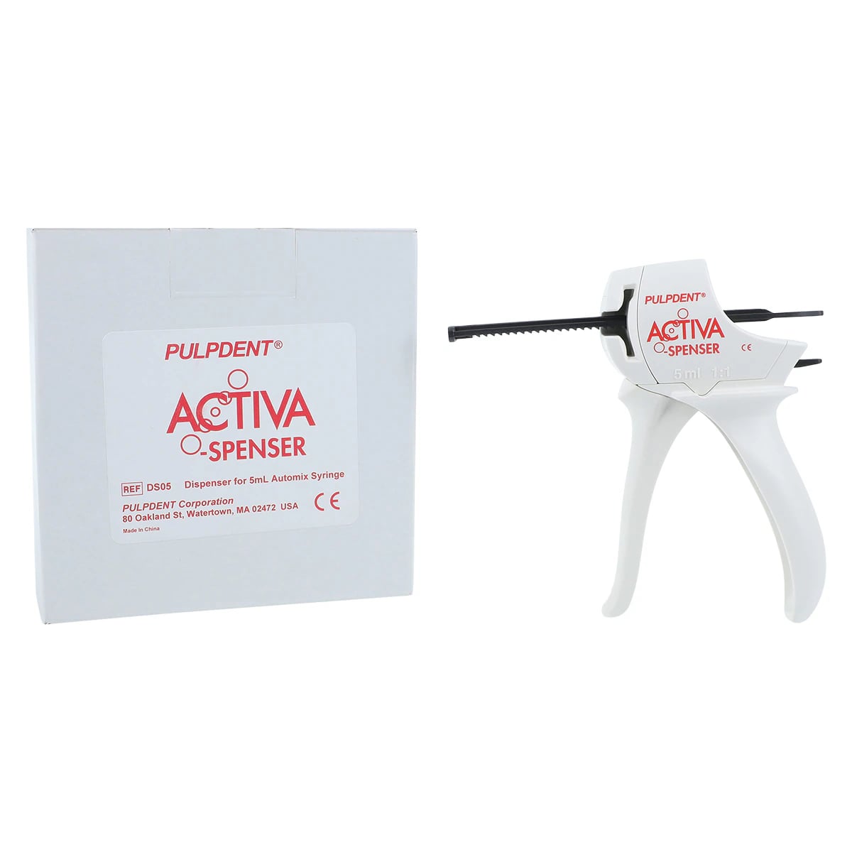 Activa-Spenser Dispensing Gun for 5 ml 1:1 Automix Syringes, 1/Pk, DS05