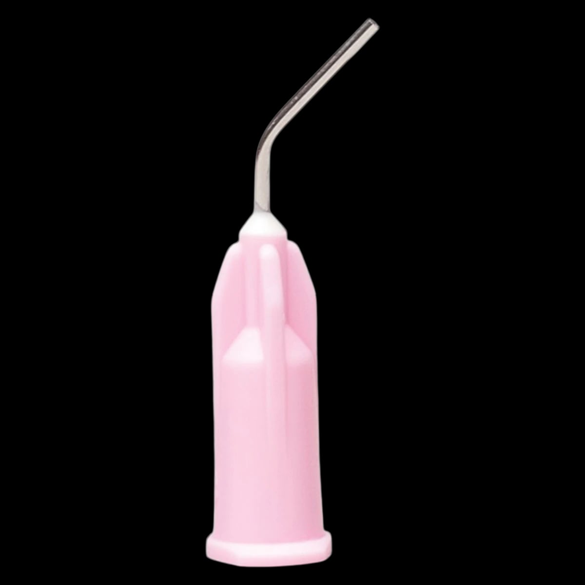 Pulpdent Pre-Bent Applicator Tips, 20 Gauge x 1/2", Pink, 100/Pkg, 20L100