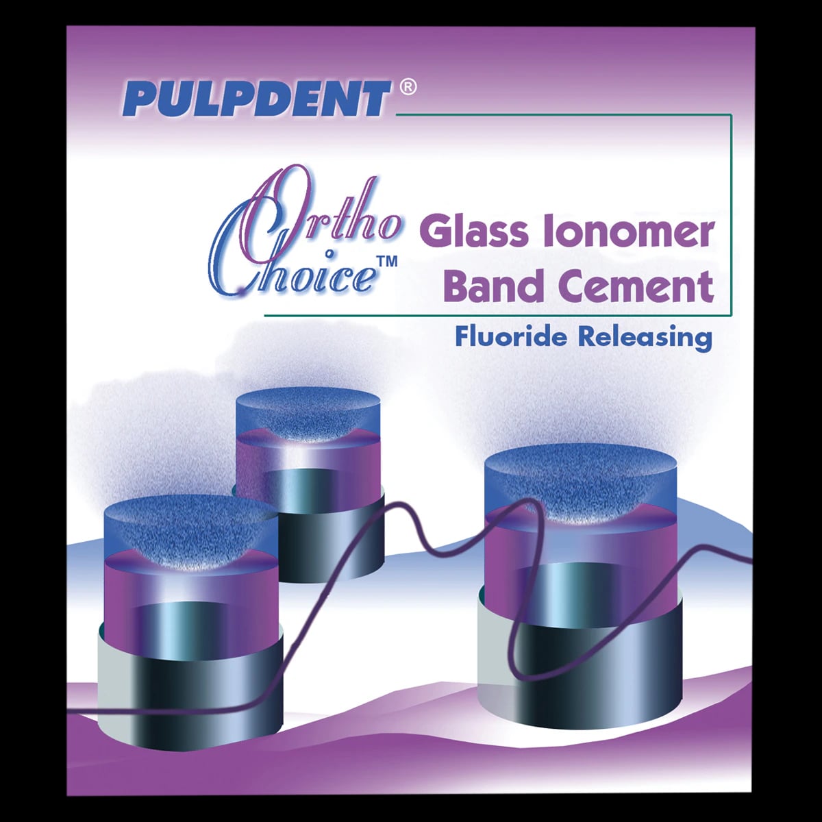 Ortho-Choice Glass Ionomer Band Cement Kit, 30g Powder, 15mL Liquid, OCGI