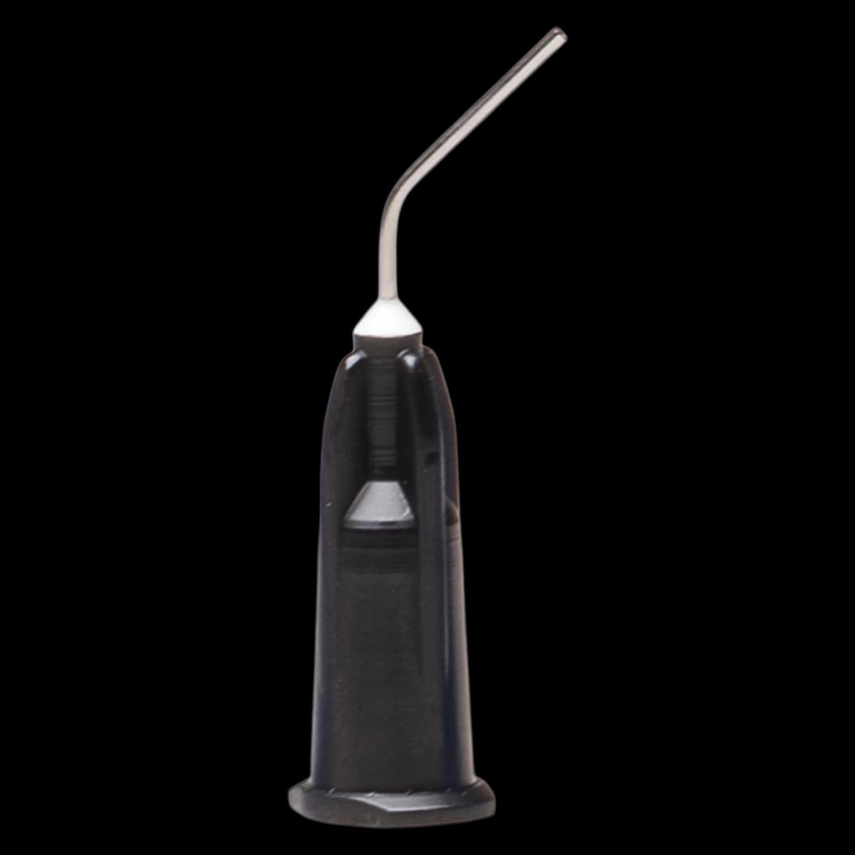 Pulpdent Prebent Applicator Tips, 22 Gauge, 1/2", Black, Luer Lock, 20/Pkg, 22K20