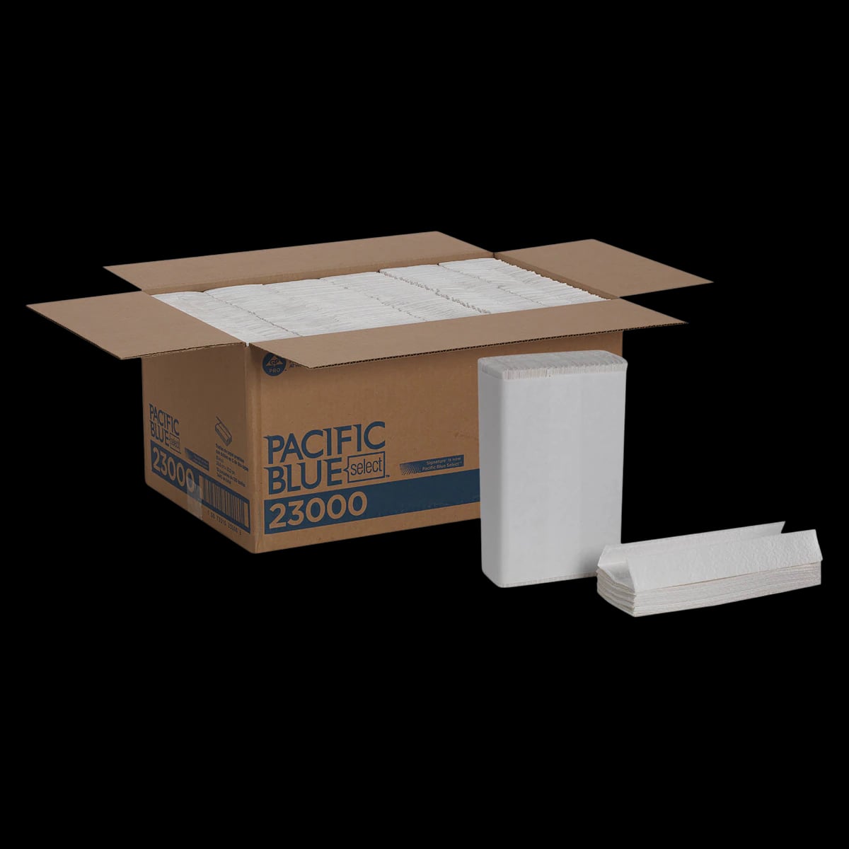 Georgia-Pacific Signature Premium C-Fold Paper Towels, 2-Ply, White, 10.1" x 13.2", 1440/Case (23000)