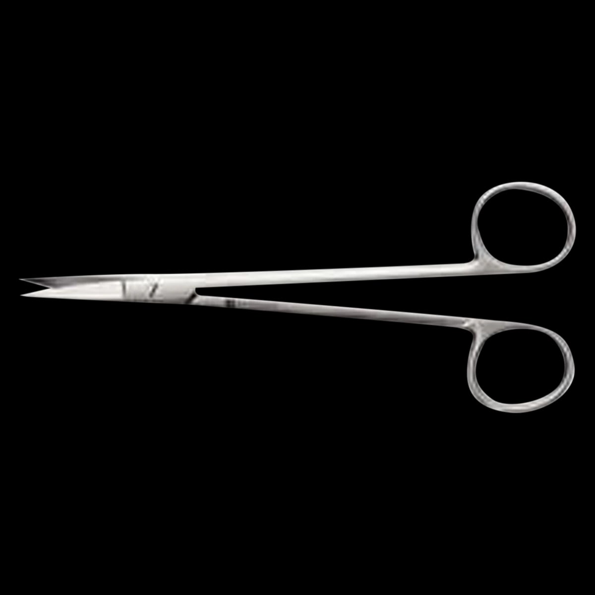 J&J Instruments Kelly Surgical Scissors, 6.25" Straight, Smooth, Stainless Steel, 12-215