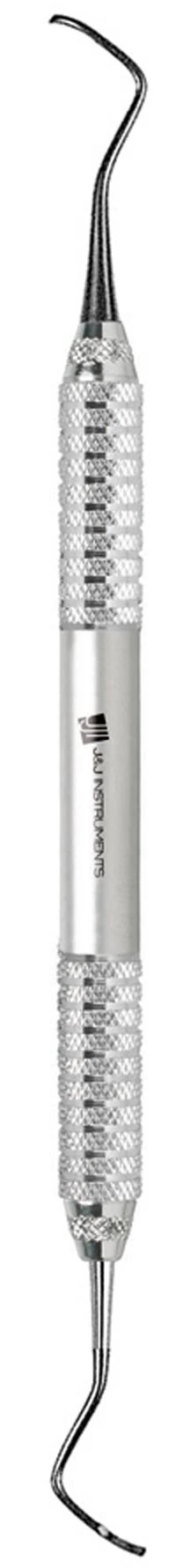 J&J Instruments Silk™ Sickle Scaler, #204S, Double End, Stainless Steel, 9.5mm Handle, 1 Each