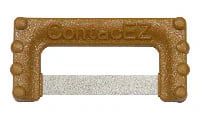 ContacEZ IPR Plus Double-Sided Widener Strip, Coarse, Brown, 0.30mm, 8/Pack