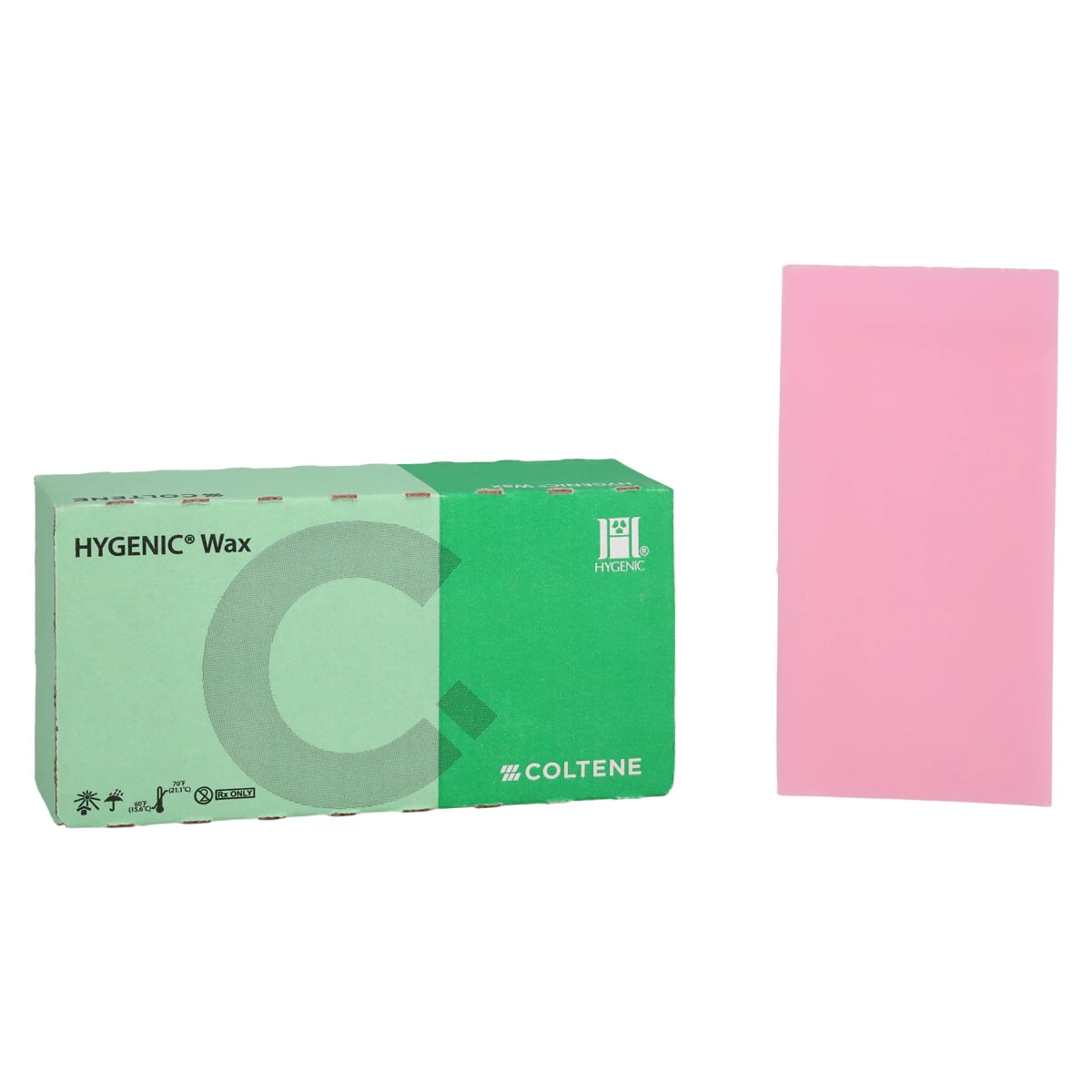 Hygenic Baseplate Wax, Extra Tough, Pink, 1 lb Box, H00803
