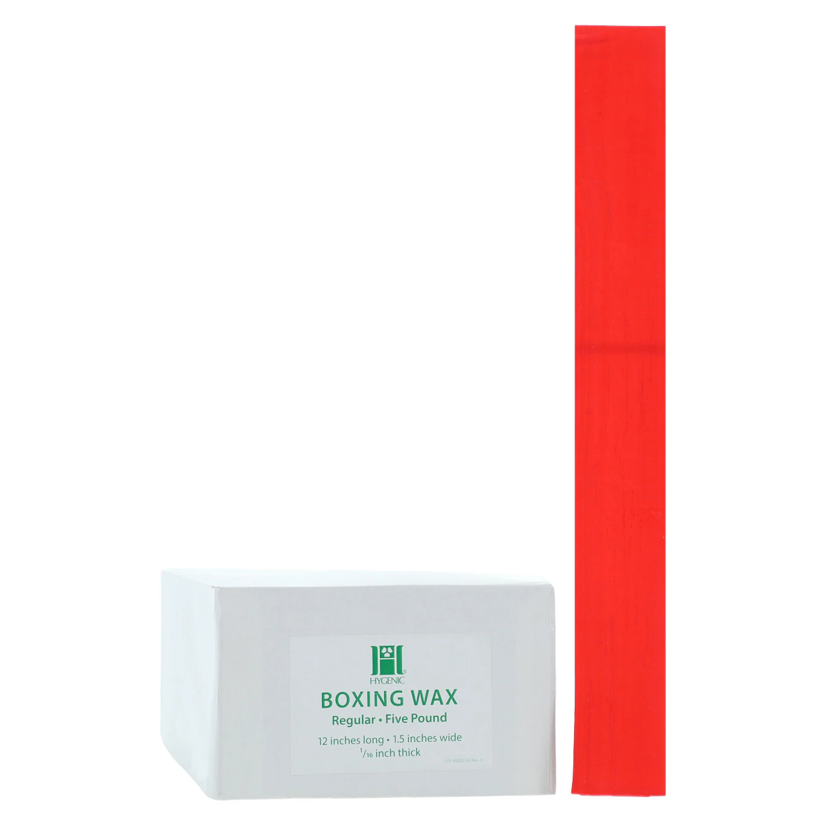 HYGENIC Boxing Wax, Red, Regular, 5 lb Box