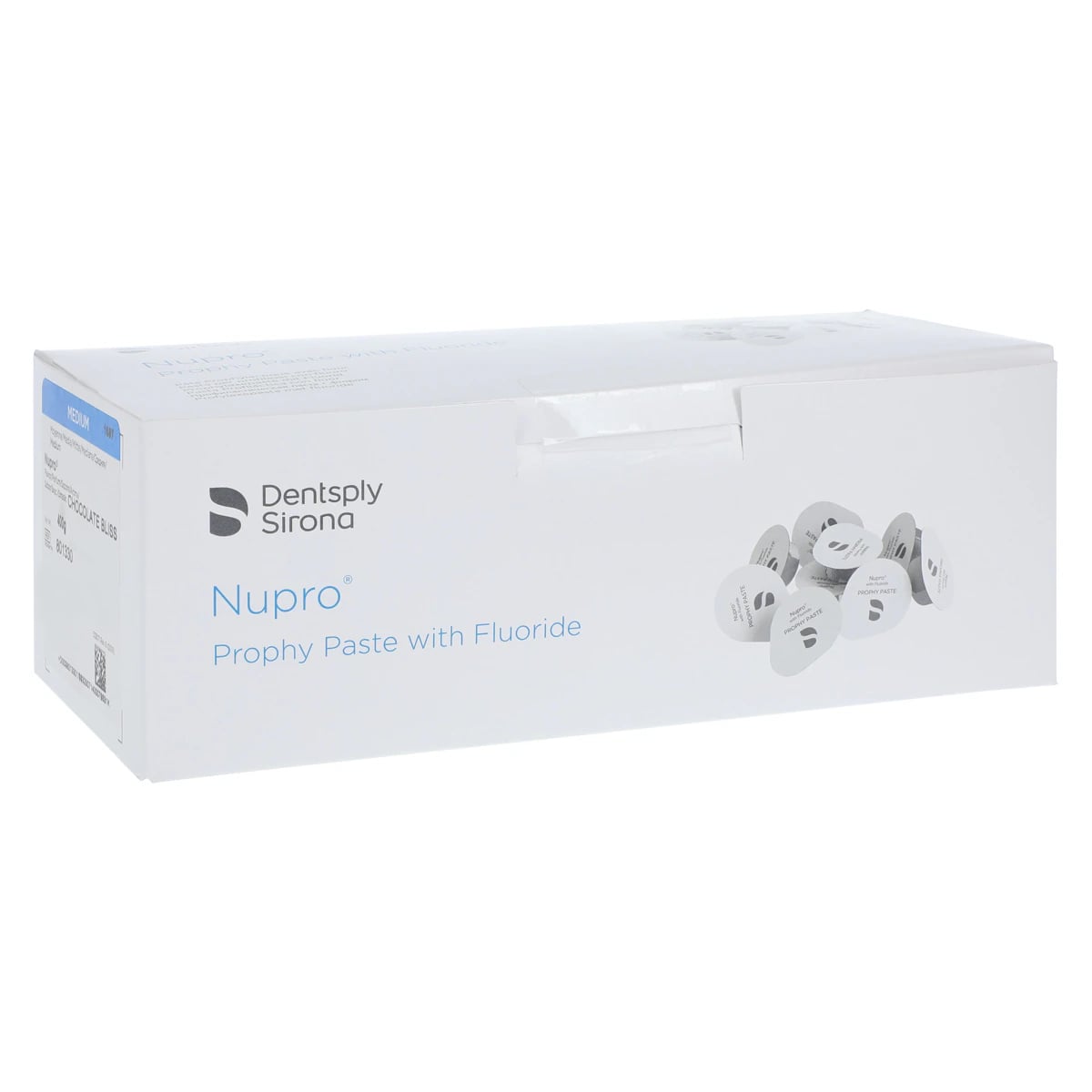 NUPRO® Prophy Paste, Chocolate Bliss, Medium Grit, with Fluoride, Unit Dose Cups, 200/Box, 2 g Each, Ref 801330