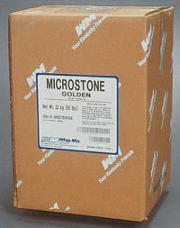 Microstone Golden Type III Dental Stone, 140g Packets, 80/Box, 02364