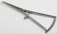 A. Titan Osseous Bone Caliper, 30 Degree Angled Tips, 0-40mm, Long, OC LONG