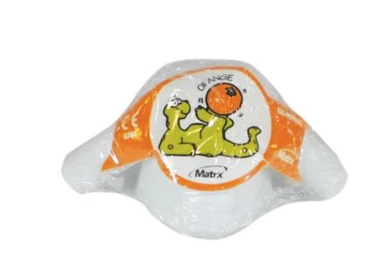 DynoMite Disposable Nasal Hood, Small, Orange, Scented, Latex-Free, 24/Pkg, 91316463