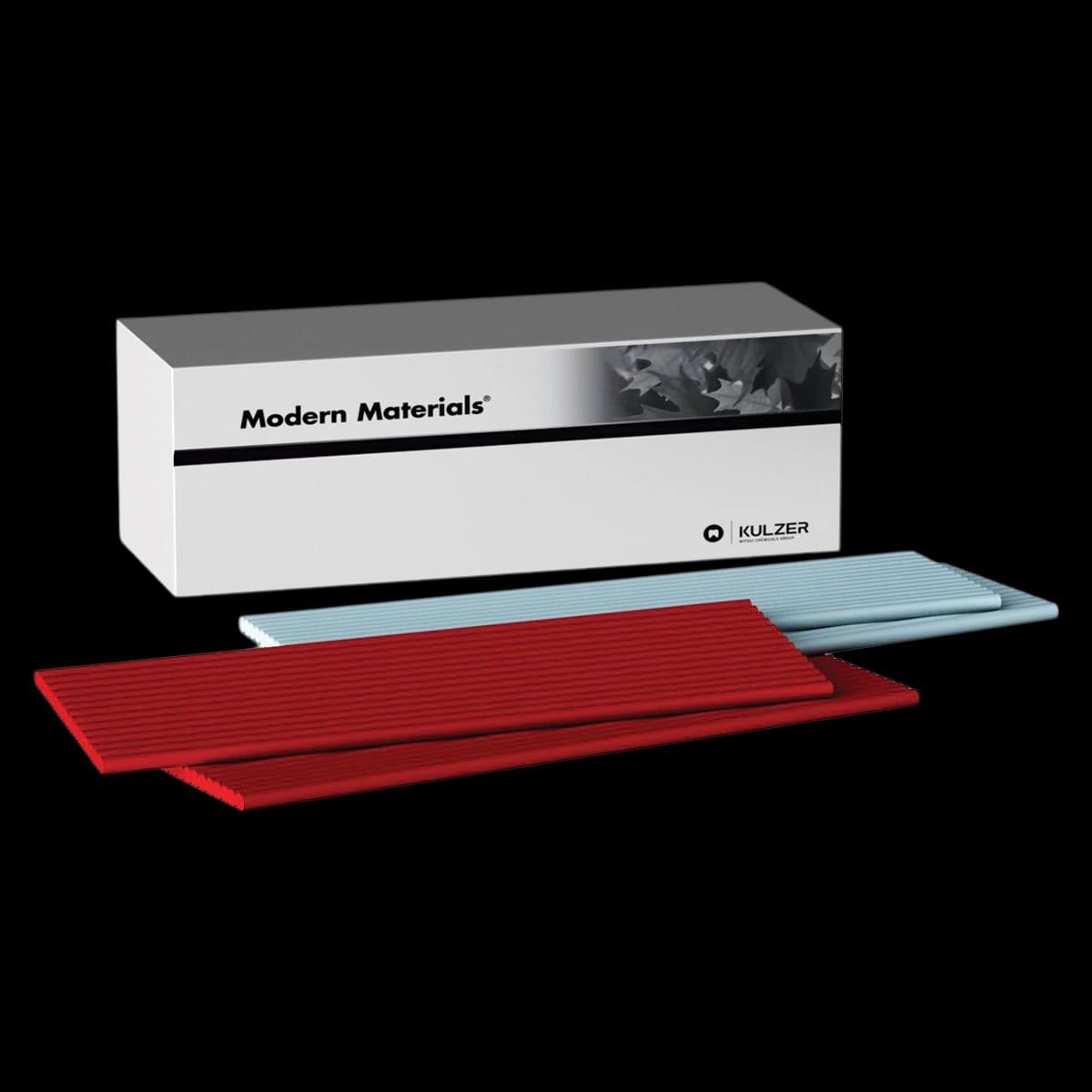 Kulzer Modern Materials Utility Wax Square Ropes, White, 11" x 3/16", 55/Box, 50094491