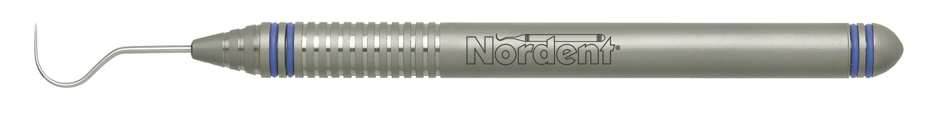 Nordent Explorer, Single-Ended, #23 Shepard's Hook, DuraLite ColorRings Handle, Each