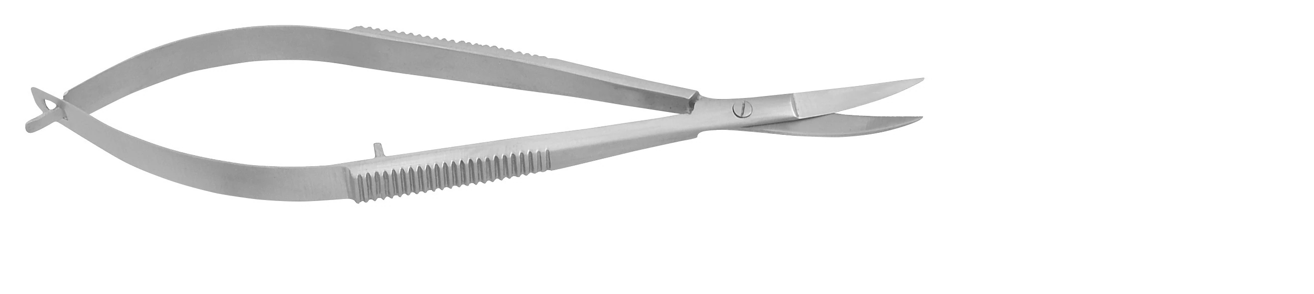 Nordent Castroviejo Surgical Scissors, Curved, 4" (100 mm), Stainless Steel, Spring-Action Handle, 311
