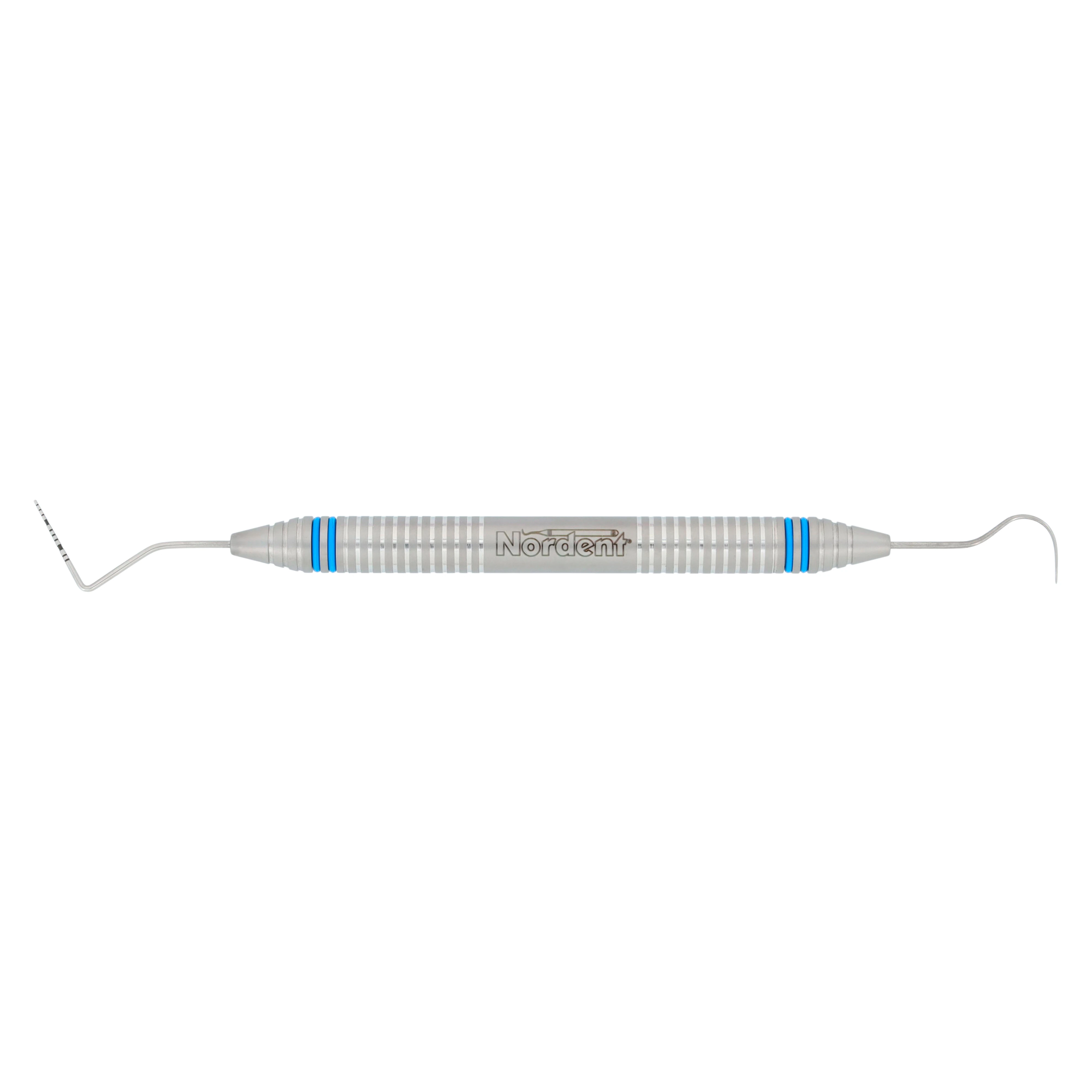Nordent Expro Double-Ended Explorer/Probe, UNC #12 (1-12 mm) Color-Coded Probe with #23 Shepherd's Hook Explorer, DuraLite ColorRings, CEPCN12-23