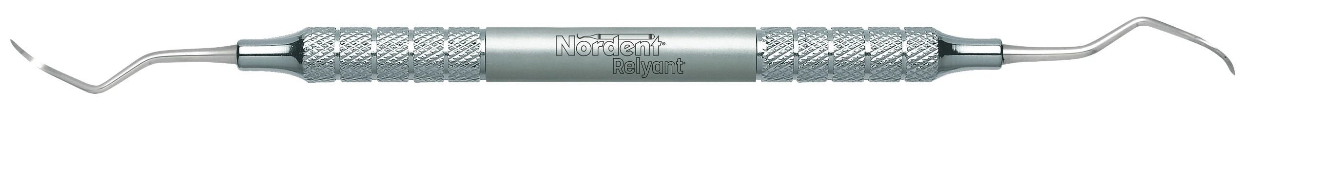 Relyant #204 Posterior Sickle Scaler, Double End, Relyant #6 Handle, Stainless Steel, VSC204