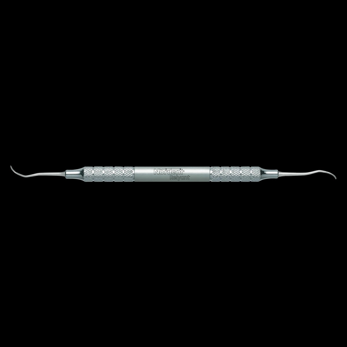 Relyant Scaler #204SD, Posterior Sickle Distal, Double-End, Relyant #6 Handle, Stainless Steel, VSC204SD