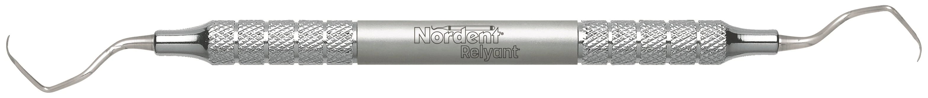 Relyant Gracey Curette #17-18, Mini Blade/Long Reach, Double-Ended, Relyant #6 Handle, Stainless Steel, VSCGR17-18ML