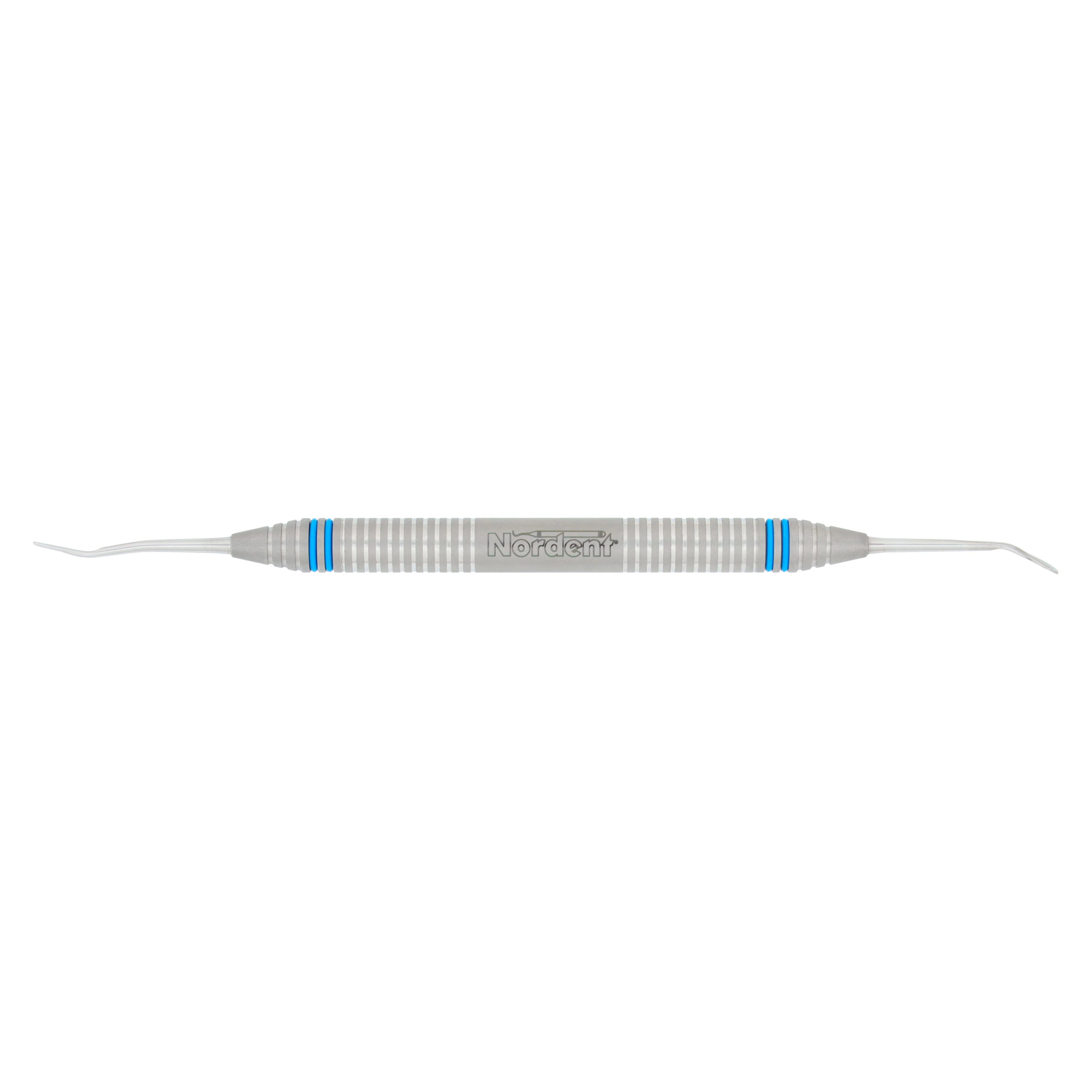 Nordent Periosteal Elevator, Double-Ended, Woodson #1 (Hourigan Modified), DuraLite ColorRings Handle