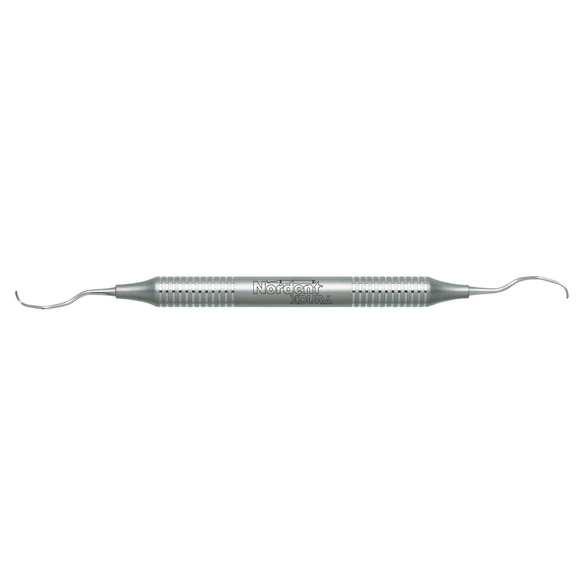 Nordent XDURA Gracey Curette #15-16, Double End, DuraLite Round Handle, Stainless Steel, RENSGR15-16