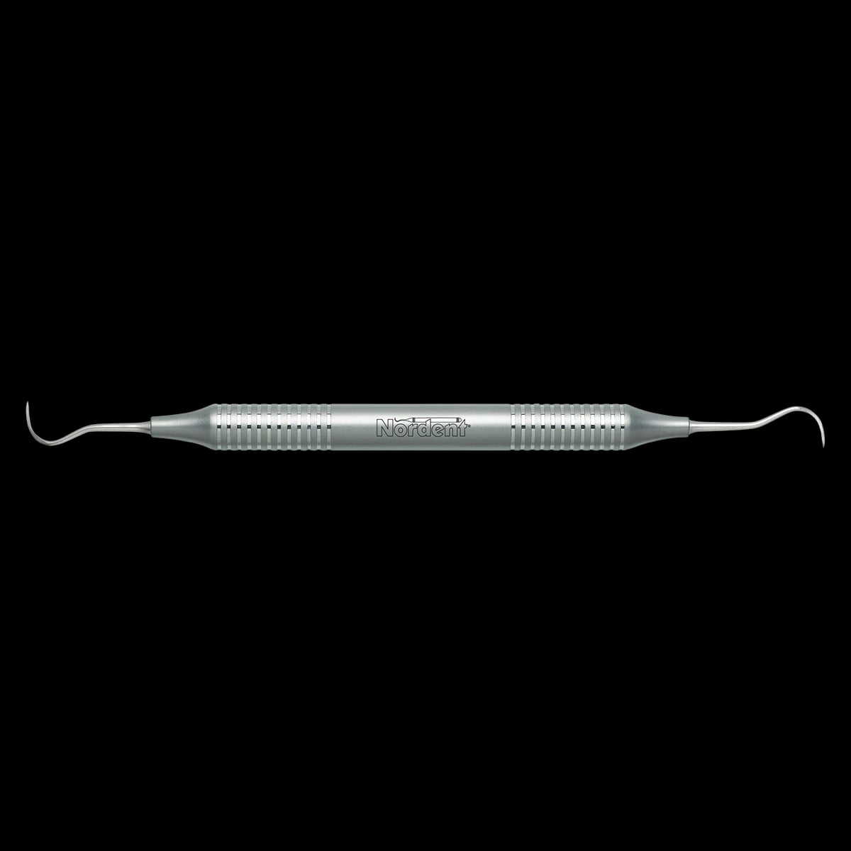 Nordent #N67 (H6/H7) Offset Sickle Scaler, Double-Ended, Anterior, DuraLite Round Handle, Stainless Steel, 1/Pk, RESCN67