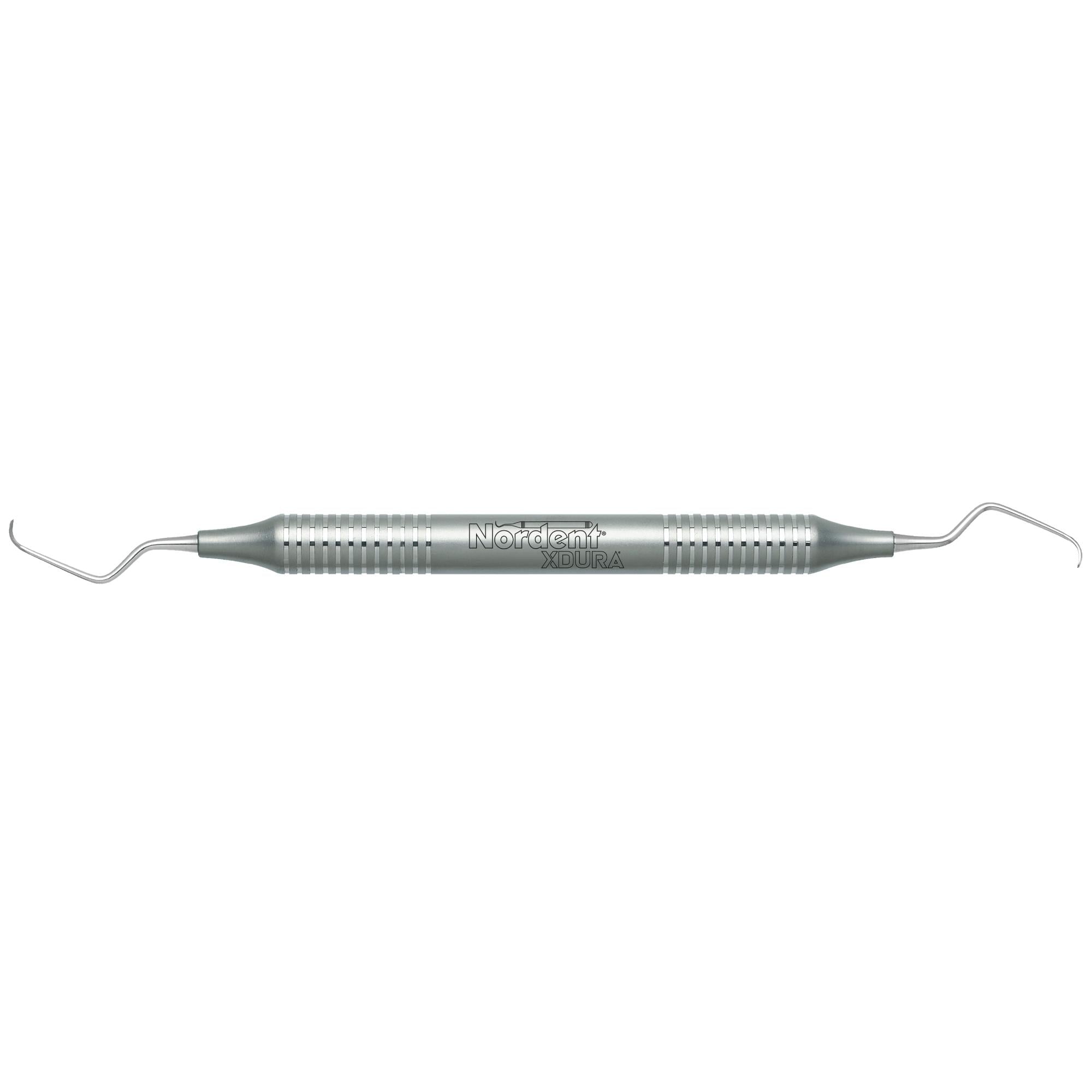 Nordent XDura Gracey Curette #7-8, Double-Ended, Long Reach, DuraLite Round Handle, RENSGR7-8L