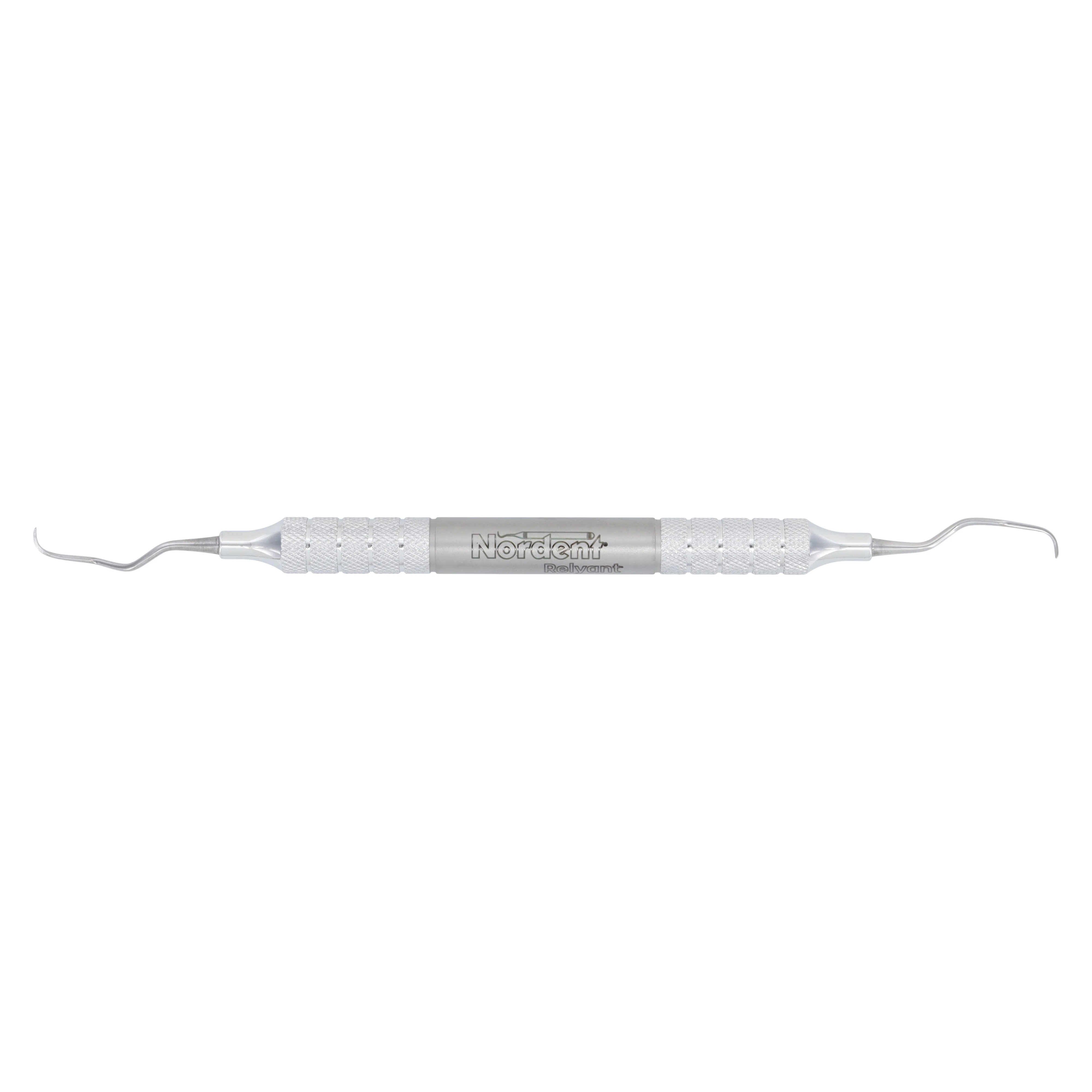 Nordent Relyant Gracey Curette #13/14, O Style, Double End, Relyant #6 Handle, Stainless Steel
