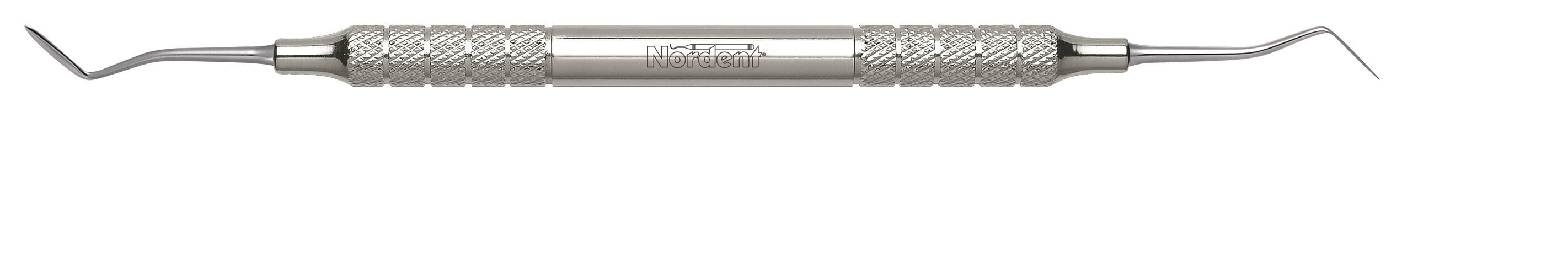 Nordent Hollenback Carver #3, Double End, Standard Handle, Stainless Steel, RCAH3