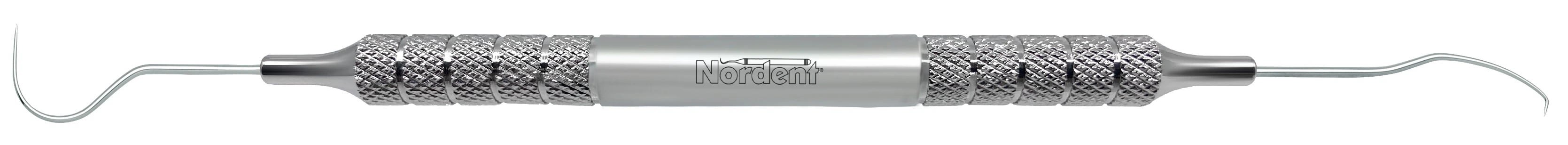 Nordent Explorer DE #5, Double-Ended, Medium Round Handle, Stainless Steel, REX5