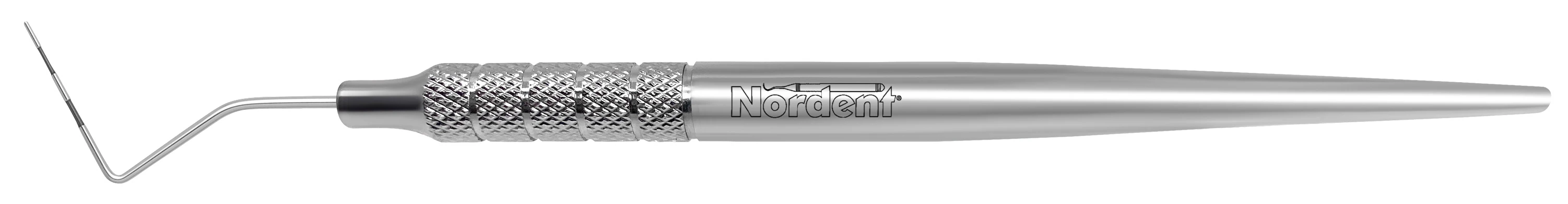 Nordent #N33 Single-Ended Color-Coded Periodontal Probe, 3-6-9-12 mm Markings, Medium Round Handle, RPCN33