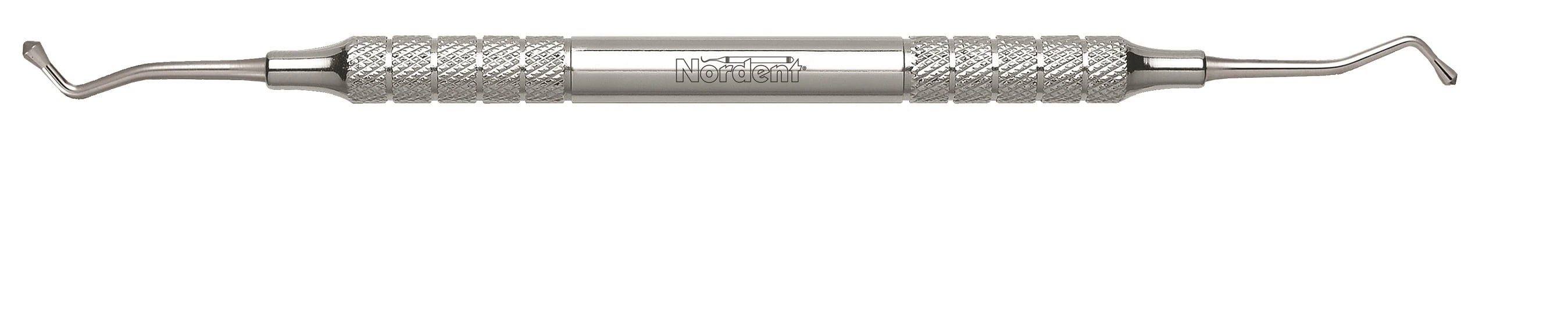 Nordent Burnisher #21B, Acorn Tip, Double-Ended, Standard Handle, Stainless Steel, RBR21B
